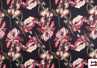 Comprar Tela de Flamenca de Flores Multicolor